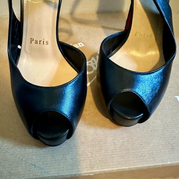 Christian louboutin Jenlove alta 120 kid in black - Picture 3 of 9